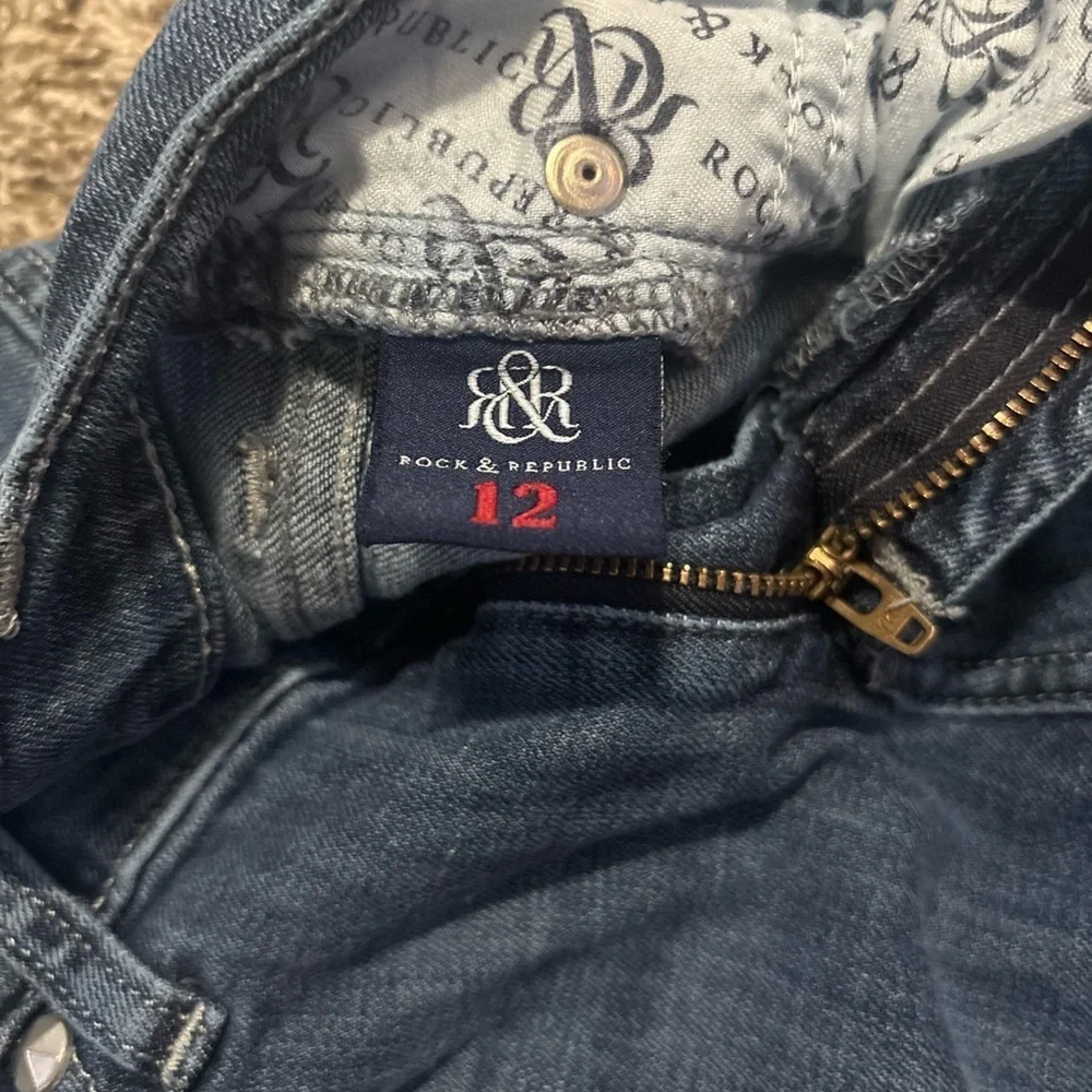 Rock & Republic Dark Blue Flare Jeans